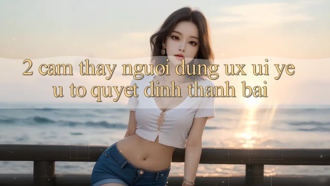 2. Cảm thấy Người Dùng (UX/UI): Yếu Tố Quyết Định Thành Bại 2. Cảm thấy Người Dùng (UX/UI): Yếu Tố Quyết Định Thành Bại