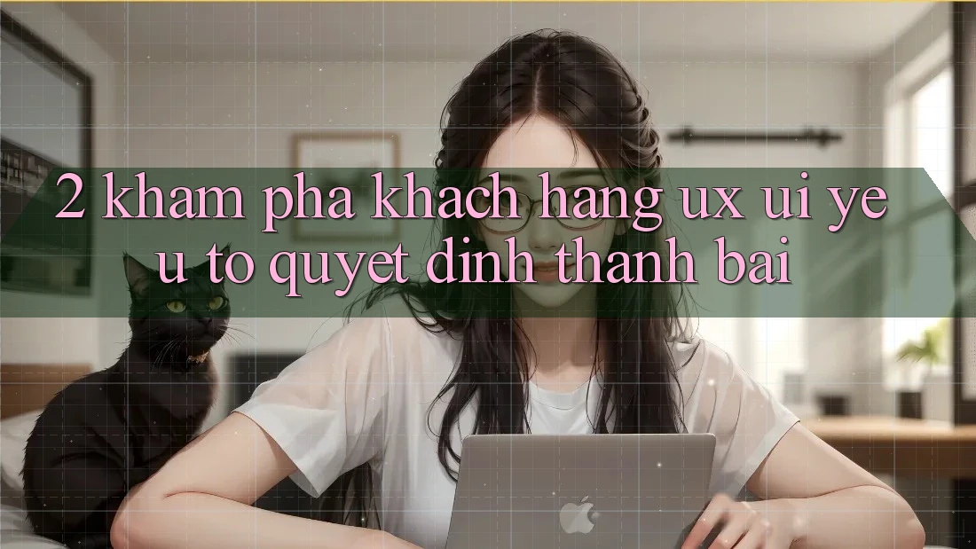 2. Khám phá Khách hàng (UX/UI): Yếu Tố Quyết Định Thành Bại 2. Khám phá Khách hàng (UX/UI): Yếu Tố Quyết Định Thành Bại