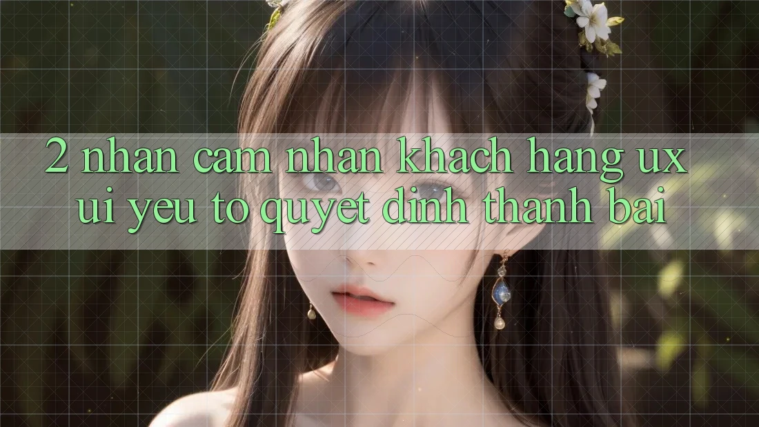 2. Nhận cảm nhận Khách hàng (UX/UI): Yếu Tố Quyết Định Thành Bại 2. Nhận cảm nhận Khách hàng (UX/UI): Yếu Tố Quyết Định Thành Bại