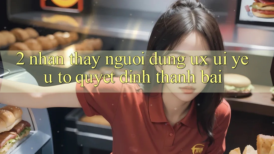 2. Nhận thấy Người Dùng (UX/UI): Yếu Tố Quyết Định Thành Bại 2. Nhận thấy Người Dùng (UX/UI): Yếu Tố Quyết Định Thành Bại