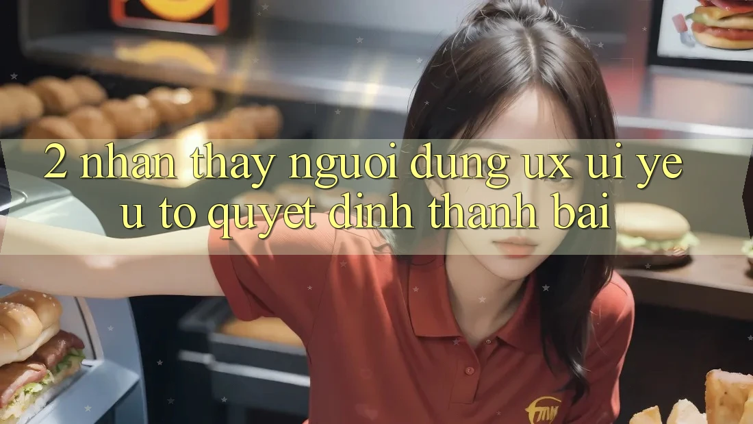 2. Nhận thấy Người Dùng (UX/UI): Yếu Tố Quyết Định Thành Bại 2. Nhận thấy Người Dùng (UX/UI): Yếu Tố Quyết Định Thành Bại