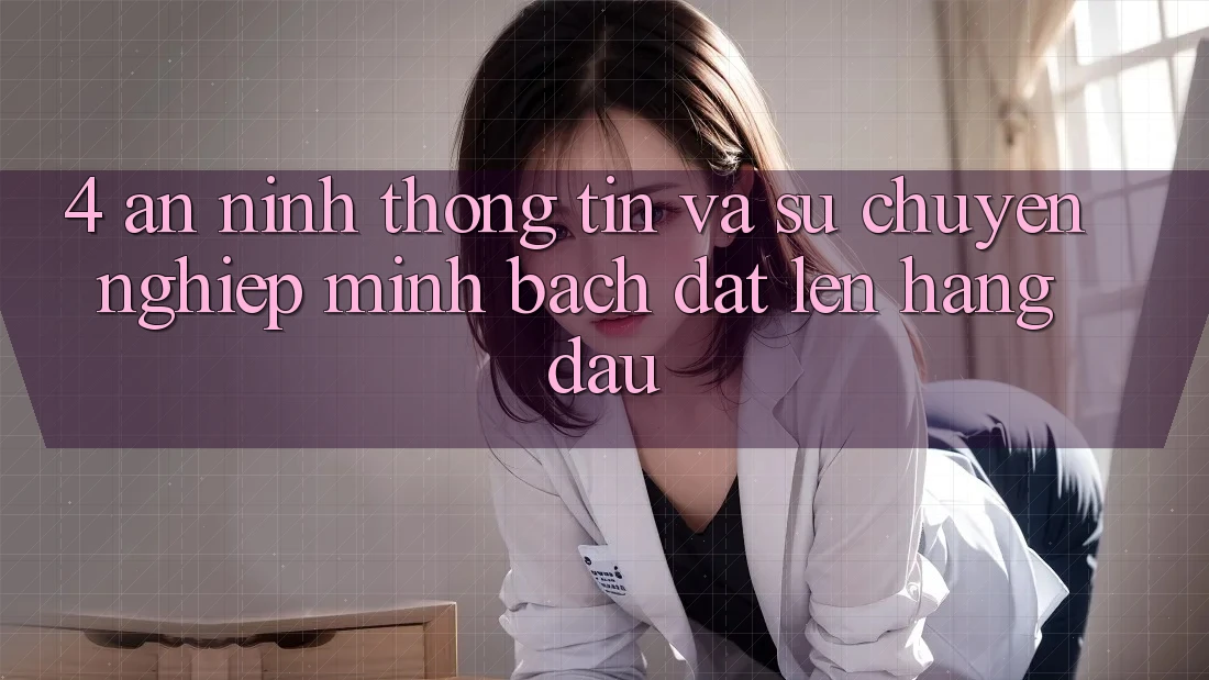 4. An ninh Thông Tin Và Sự Chuyên nghiệp - Minh bạch Đặt Lên Hàng Đầu 4. An ninh Thông Tin Và Sự Chuyên nghiệp - Minh bạch Đặt Lên Hàng Đầu