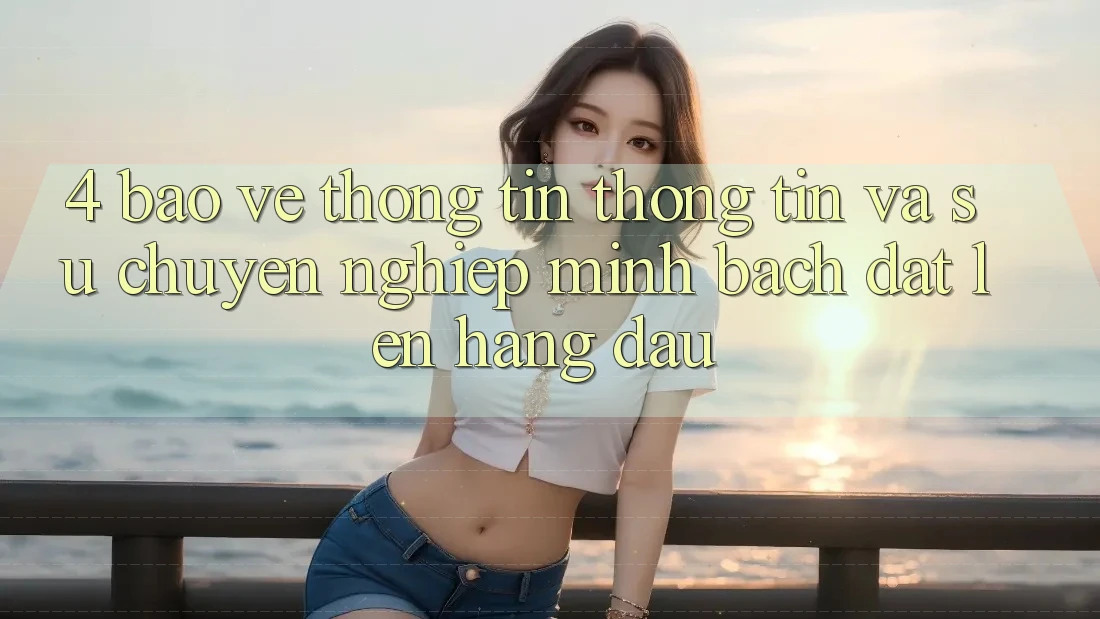 4. Bảo vệ thông tin Thông Tin Và Sự Chuyên nghiệp - Minh bạch Đặt Lên Hàng Đầu 4. Bảo vệ thông tin Thông Tin Và Sự Chuyên nghiệp - Minh bạch Đặt Lên Hàng Đầu