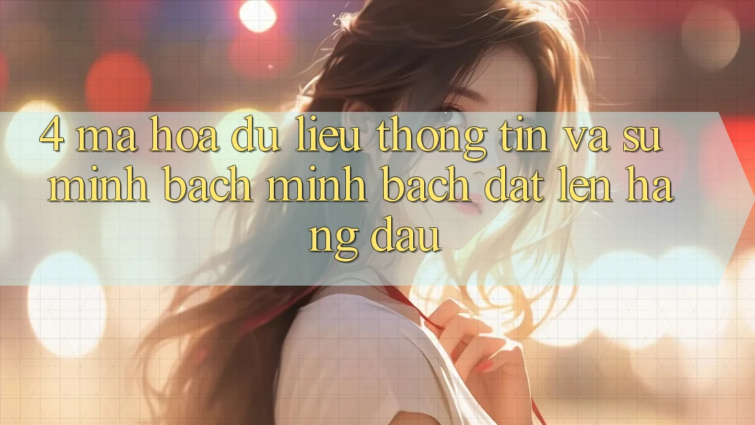4. Mã hóa dữ liệu Thông Tin Và Sự Minh Bạch - Minh bạch Đặt Lên Hàng Đầu 4. Mã hóa dữ liệu Thông Tin Và Sự Minh Bạch - Minh bạch Đặt Lên Hàng Đầu