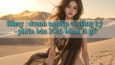 88hay doanh nghiệp có đăng ký   phiên bản 2026 blind là gì
