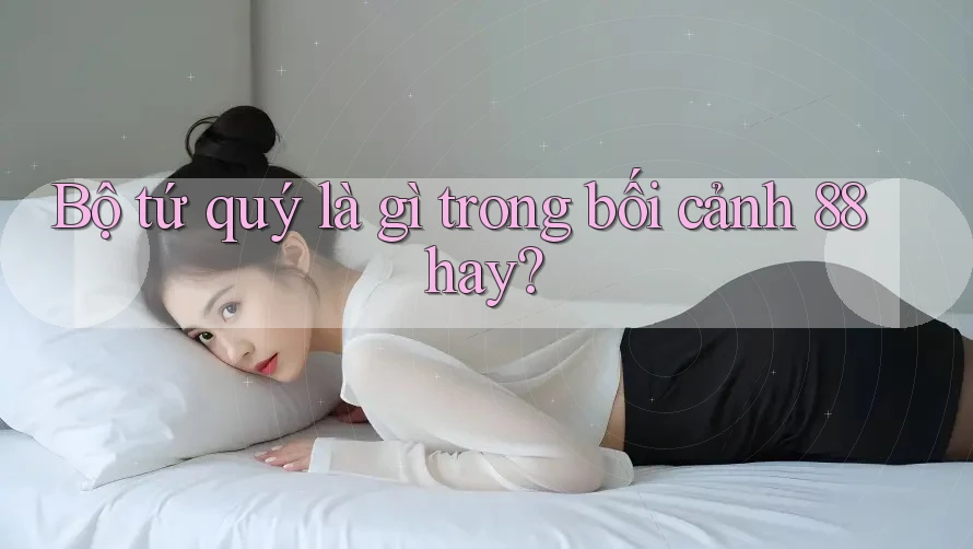Bộ tứ quý là gì trong bối cảnh 88hay? Bộ tứ quý là gì trong bối cảnh 88hay?