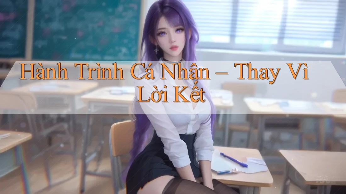 Hành Trình Cá Nhân – Thay Vì Lời Kết Hành Trình Cá Nhân – Thay Vì Lời Kết