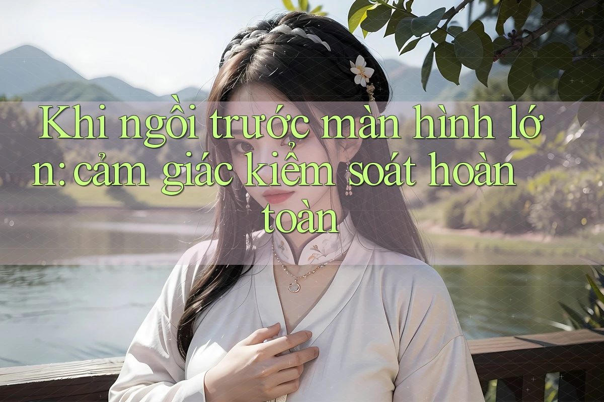 Khi ngồi trước màn hình lớn: cảm giác kiểm soát hoàn toàn Khi ngồi trước màn hình lớn: cảm giác kiểm soát hoàn toàn