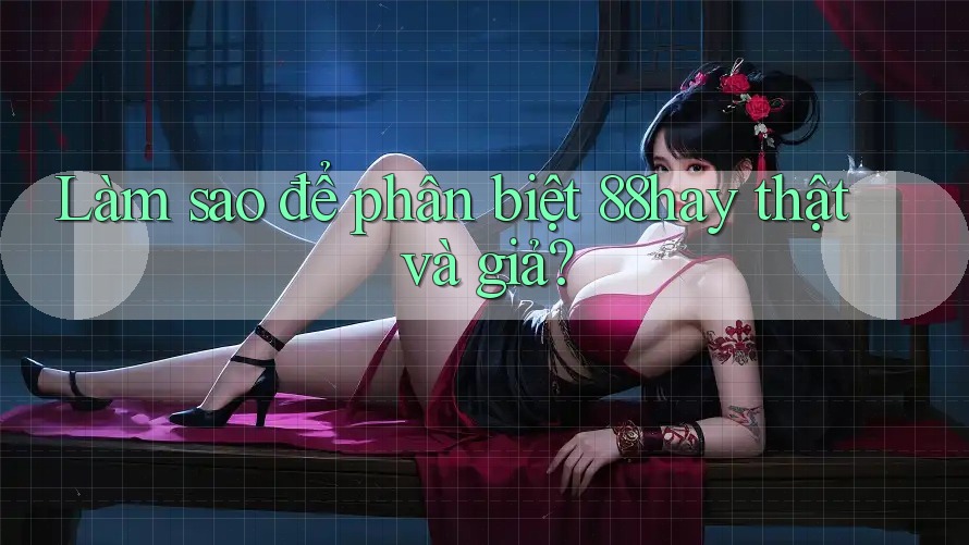 Làm sao để phân biệt 88hay thật và giả?