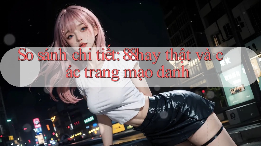 So sánh chi tiết: 88hay thật và các trang mạo danh