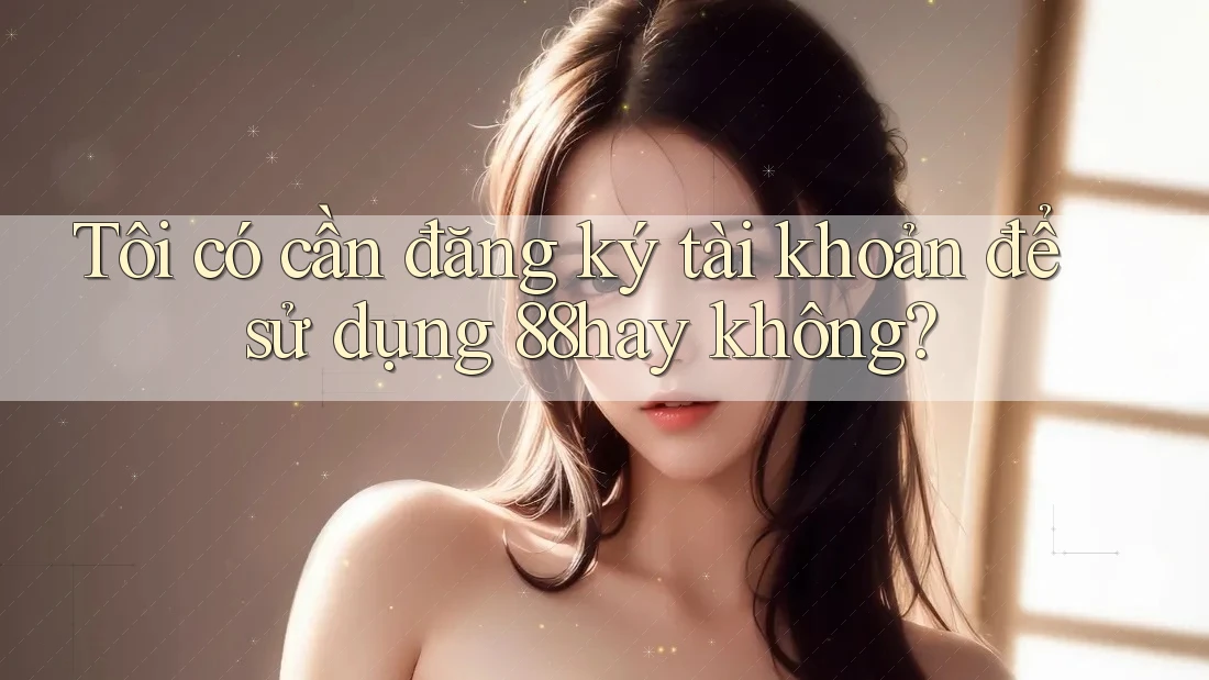 Tôi có cần đăng ký tài khoản để sử dụng 88hay không? Tôi có cần đăng ký tài khoản để sử dụng 88hay không?
