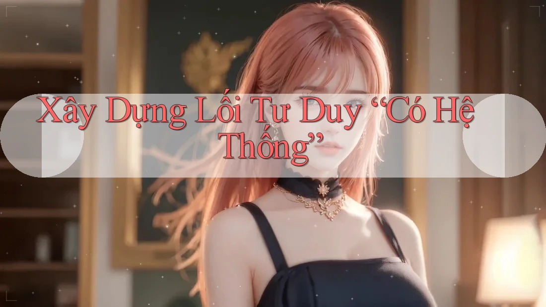 Xây Dựng Lối Tư Duy “Có Hệ Thống” Xây Dựng Lối Tư Duy “Có Hệ Thống”